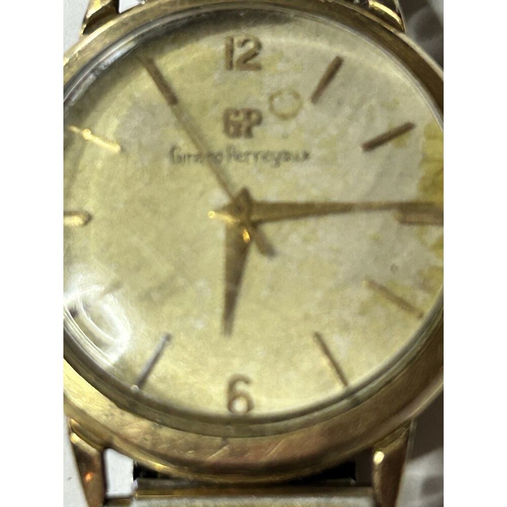 GirardPerregaux Gyromatic Ref 8371615  Rare Bausch  Co Retailer Dial  1960s